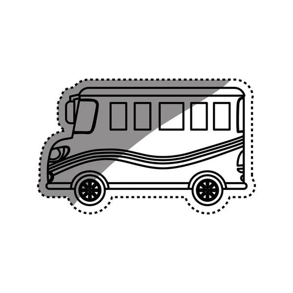Service public d'autobus — Image vectorielle