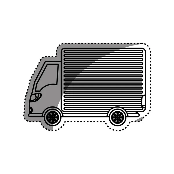 Teslim araç kamyon — Stok Vektör