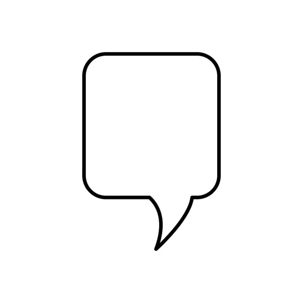 Kabarcık sohbet speakbox — Stok Vektör