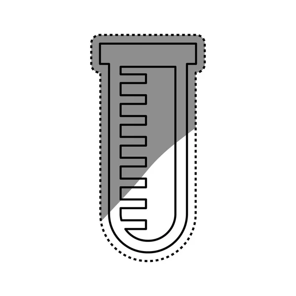 Kolben Chemie Glas — Stockvektor