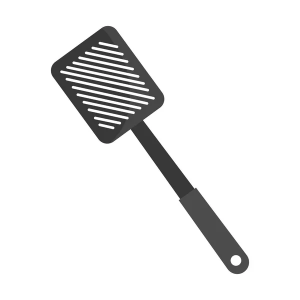 Cocina utensilio espátula a la parrilla — Vector de stock