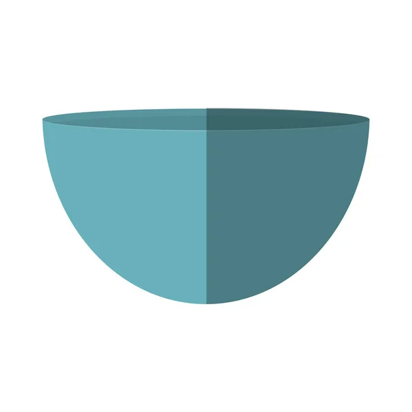 Синя миска посуд кухня приготування їжі — стоковий вектор