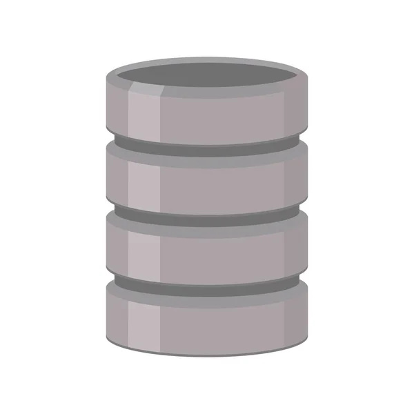 Інформаційний комп'ютер сервера даних — стоковий вектор