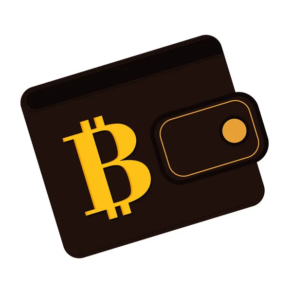 Projektowanie waluty Bitcoin — Wektor stockowy