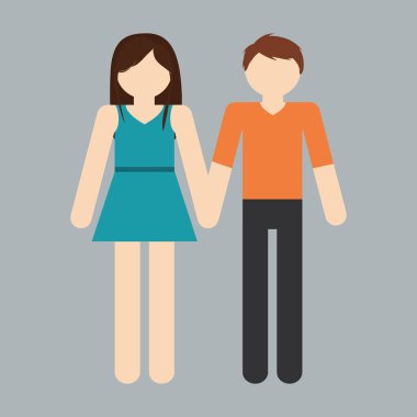 heteroseksüel çift simge görüntüsü