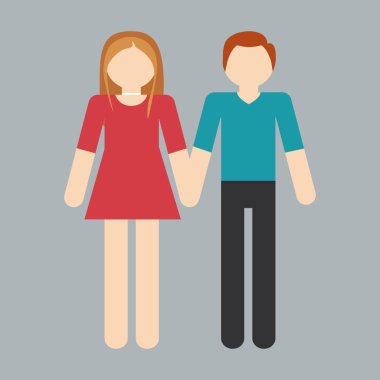 heteroseksüel çift simge görüntüsü