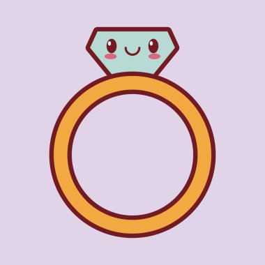 Sevgililer günü ilgili kawaii Stil simge görüntüsü