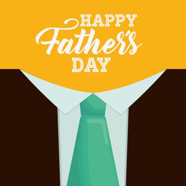 mutlu Babalar günü mektupları amblemi ve ilgili simgeler resim