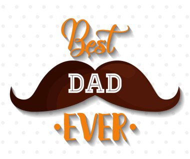 mutlu Babalar günü mektupları amblemi ve ilgili simgeler resim