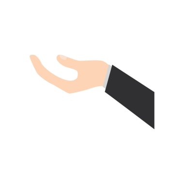 Teslimat kavramı tutan el