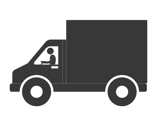 Pakket levering en logistiek gerelateerde pictogram pictogramafbeelding — Stockvector