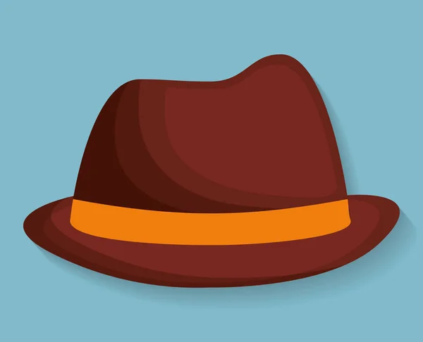 Imagen de icono de sombrero clásico — Vector de stock