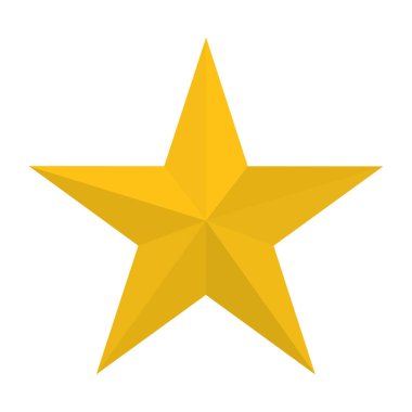 Askeri yetkilisi simge görüntüsünü gösteren yıldız