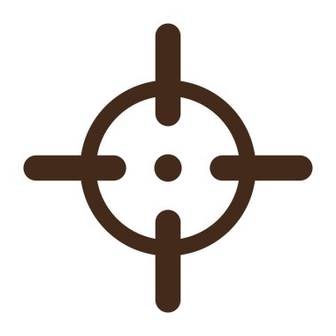 Doğru bir şekilde ateş için amacı simge görüntüsü