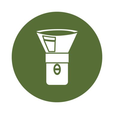 Ekipman askeri rozet el feneri simgesi görüntü