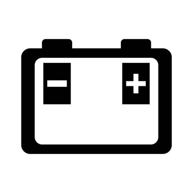 Siyah elektrikli araba pil görüntü