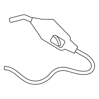 Şekil huni petrol meme simgesi