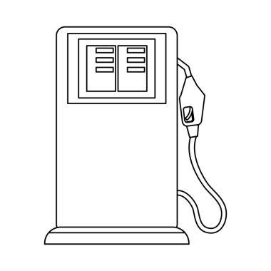 Kontur benzin pompa meme görüntü