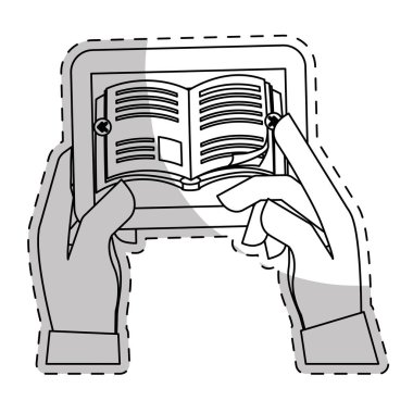 Beyaz smartphone yardım için bilgi