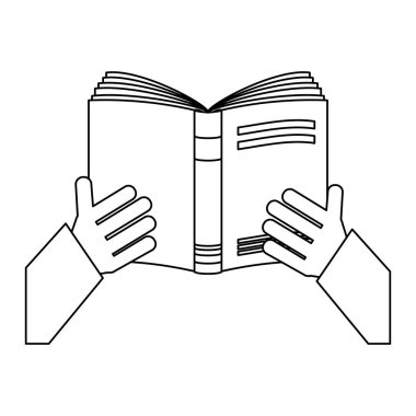 Şekil defter el simgesi açık