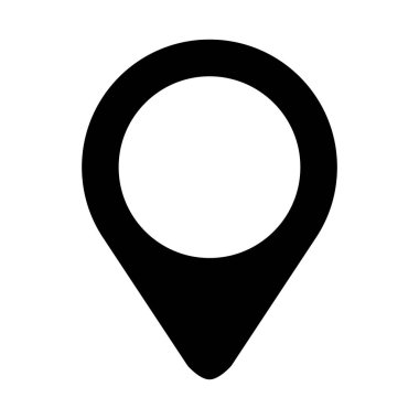 Siyah sembol konumu Kılavuzu simgesini