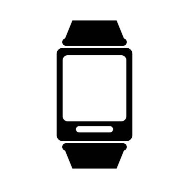 Siyah smartwatch simgesi görüntü tasarım