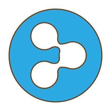 Mavi sembol payı düğme resmi