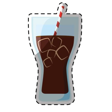 Renk soda cam simgesi tasarım