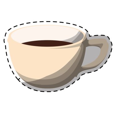 Fincan kahve simgesi görüntü tasarım