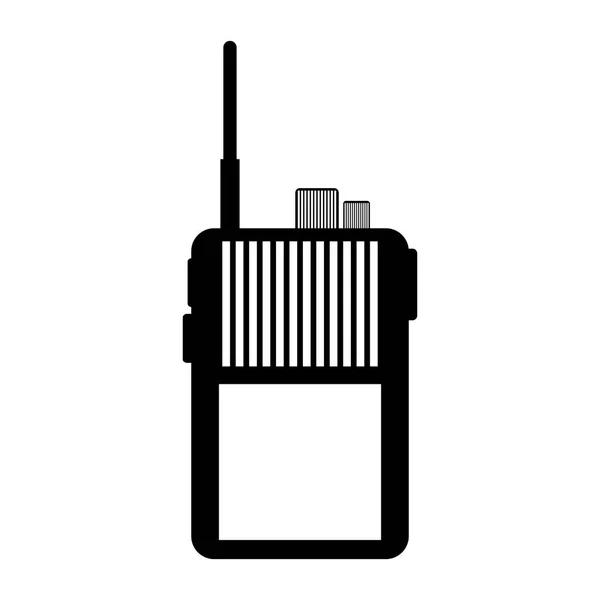 Walkie talkie στρατιωτικές συσκευές επικοινωνίας — Διανυσματικό Αρχείο