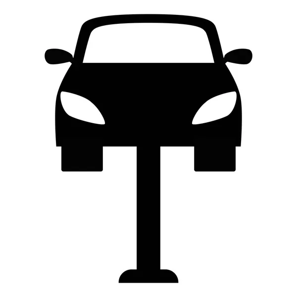 Imagen de icono de reparación de coche negro — Vector de stock