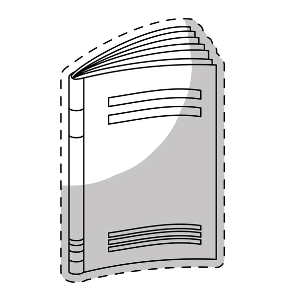 White notebook icon image design — Stock Vector