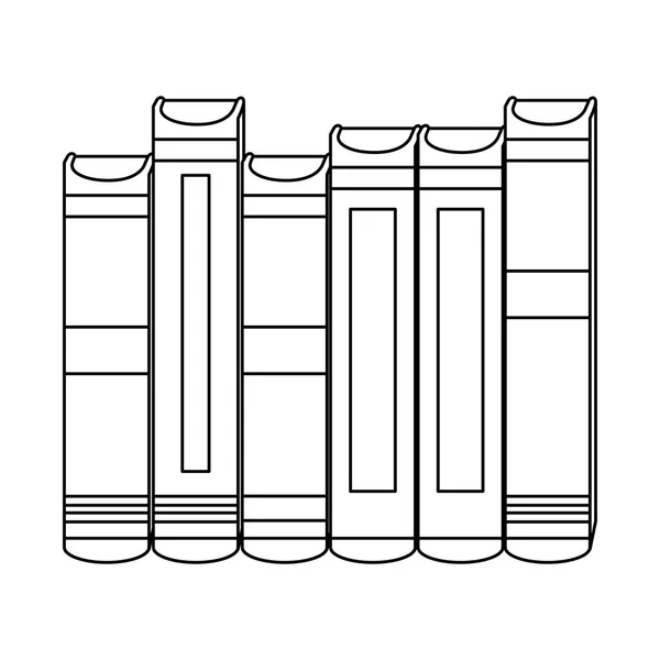 Ábra interenting tudás könyvek ikon — Stock Vector