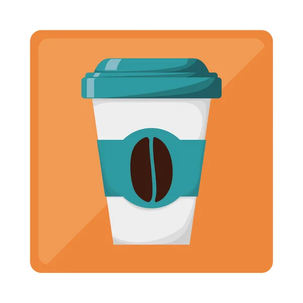 Full color espresso coffee image — Stock Vector