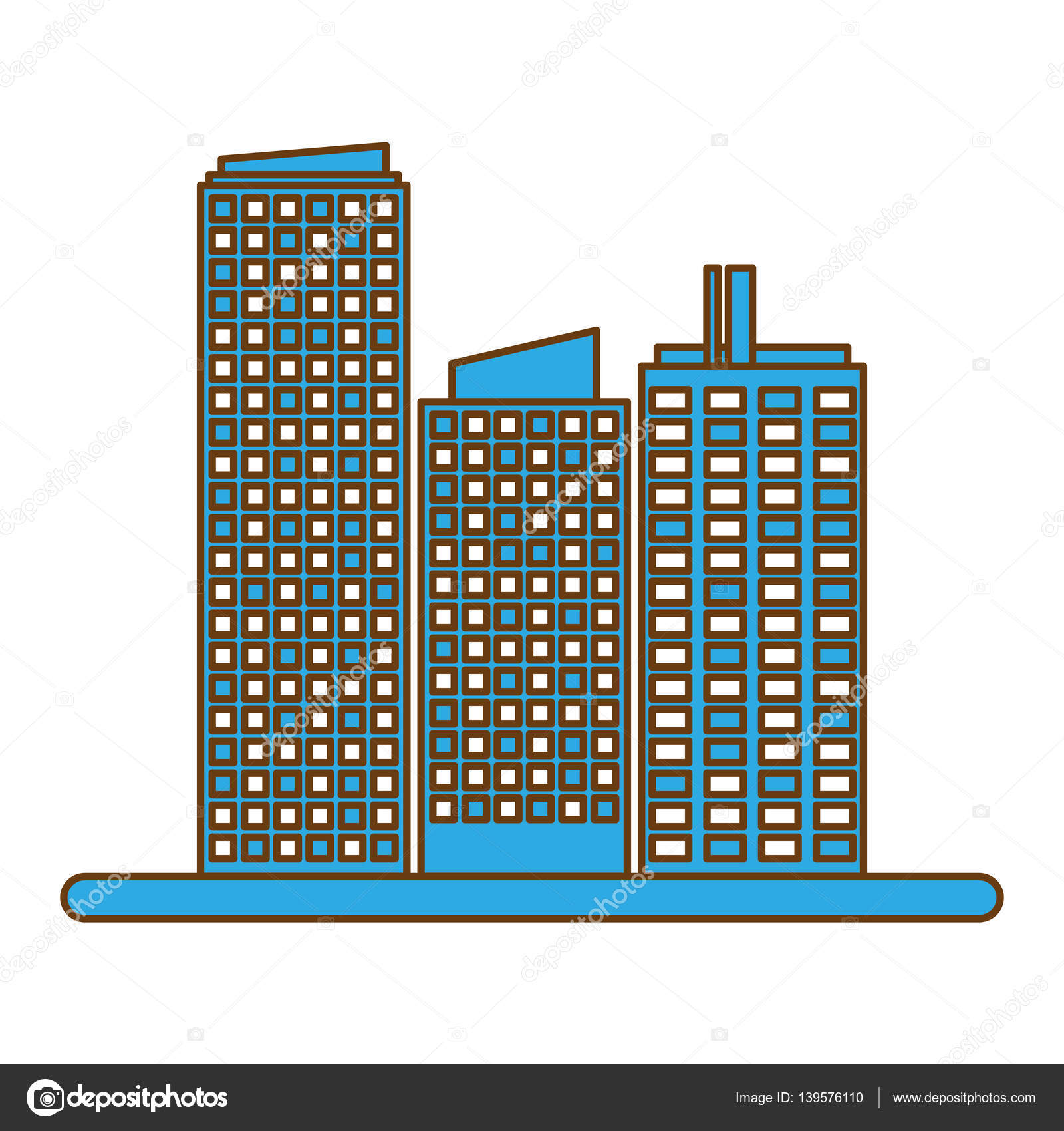 都市の建物のアイコンの画像 ストックベクター C Djv