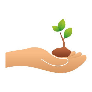 Conservancy eller görüntü ile yeşil bitkiler