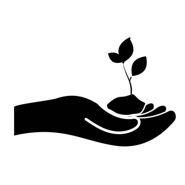 Siyah bitkiler conservancy eller görüntü ile