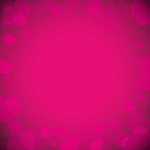Herzen rahmen Valentinstag Hintergrundbild — Stockvektor