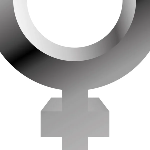 Feminismen representation ikonbild — Stock vektor