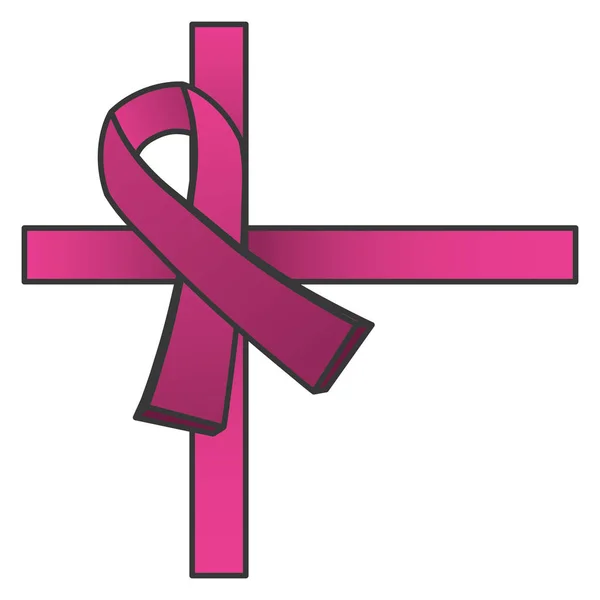 Ε τον καρκίνο του μαστού που σχετίζονται με εικονίδια εικόνας — Διανυσματικό Αρχείο