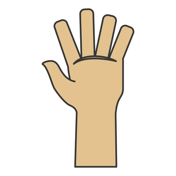 Obraz ikony dłoni — Wektor stockowy