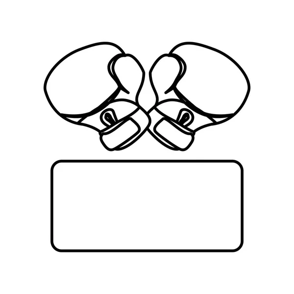 拳击手套图标图像 — 图库矢量图片