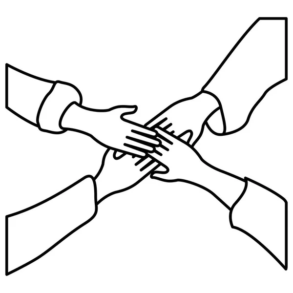 Hand pictogram afbeelding — Stockvector