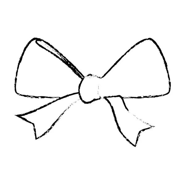 Ribbon bow icon image — Stock Vector