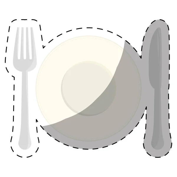 Cutlery icon image — Stock Vector