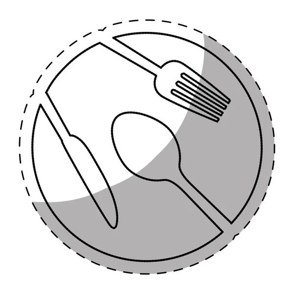 Cutlery icon image — Stock Vector