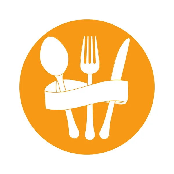 餐具图标图像 — 图库矢量图片
