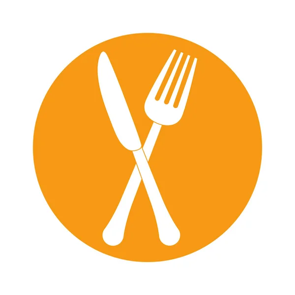 Cutlery icon image — Stock Vector