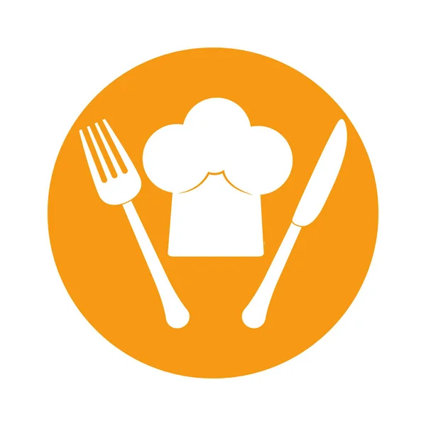 餐厅抽象标志图像 — 图库矢量图片