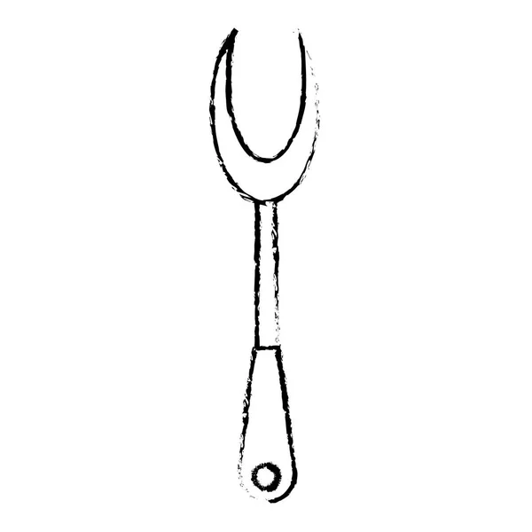 Fournitures de cuisine icône image — Image vectorielle